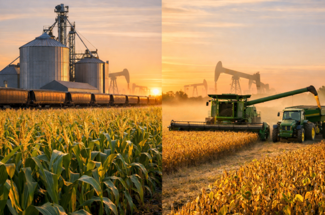 Grain Futures Rise as Oil Volatility Lifts Biofuels