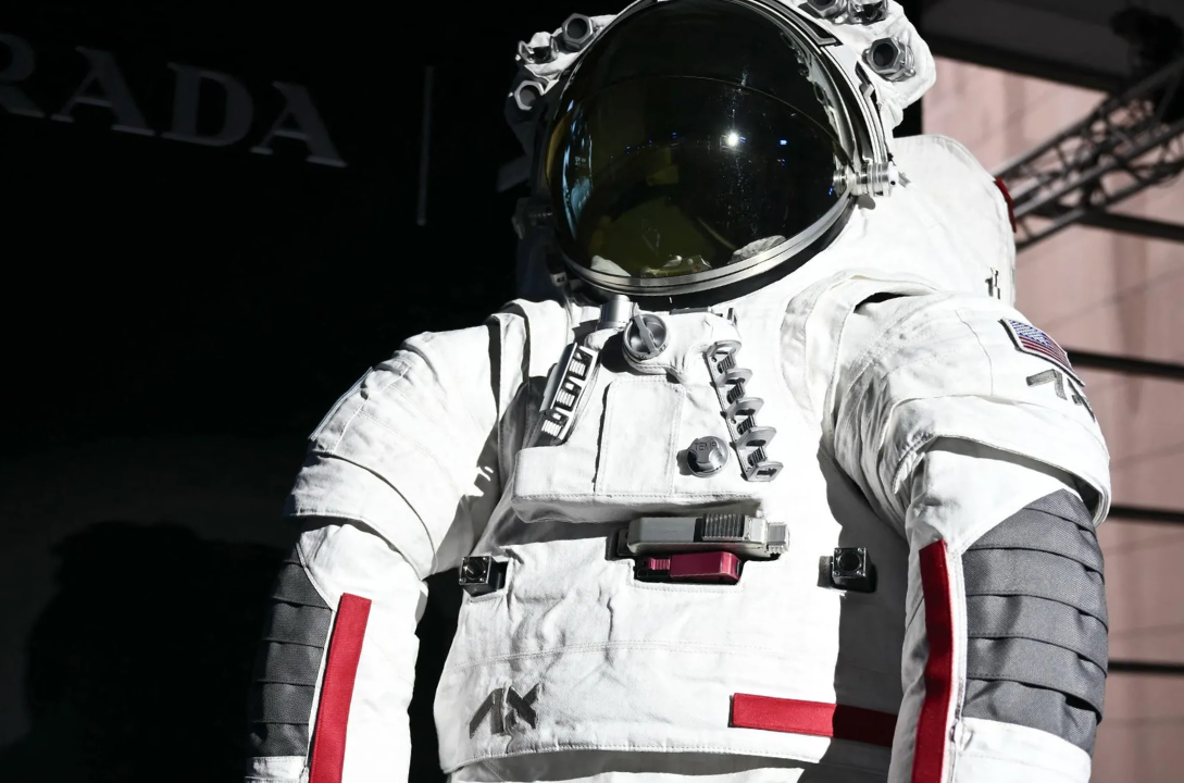 Prada space garment designed with Axiom Space for NASA astronauts and future space travel