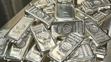 Silver Storm Mining silver-gold doré bars from the first pour at La Parrilla in Mexico